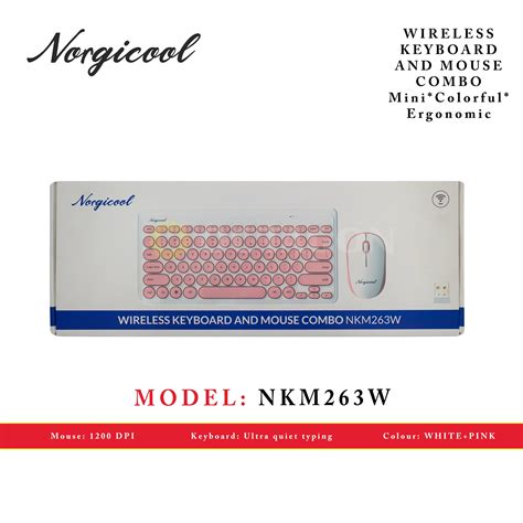 norgicool|NORGICOOL NKM263W COMBO WL KEYBOARD .